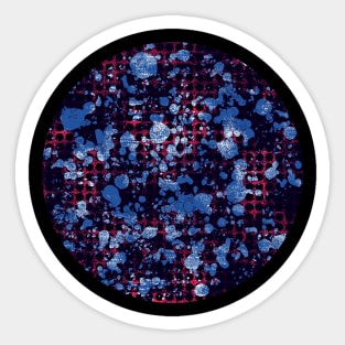 Modern abstract distressed texture digital Sticker